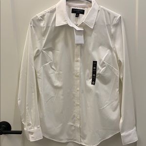 Banana Republic No Iron White Button Up